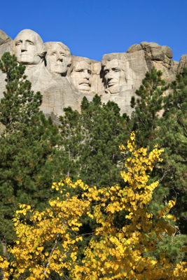 Mount Rushmore National Monument in Fall